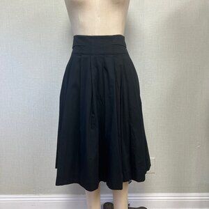 NWT Deadstock 2000s Tulle Brand Midi Black Skirt with Pockets Size Medium